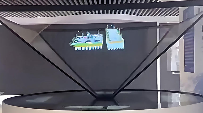 倒三角全息柜价格