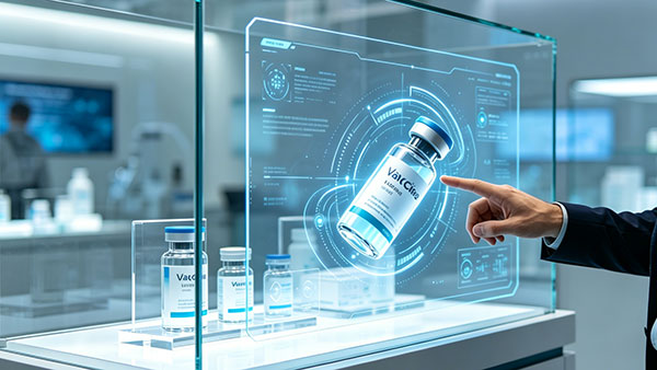 透明柜在生物医疗方面如何展示互动？