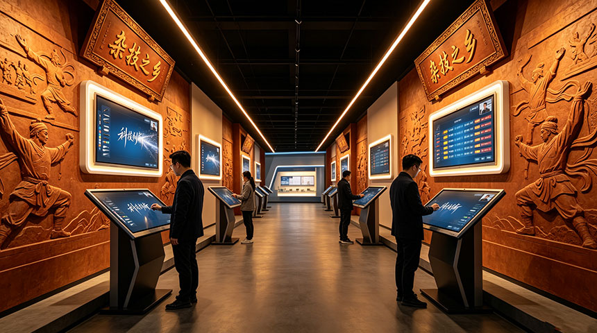杂技展厅多媒体展项