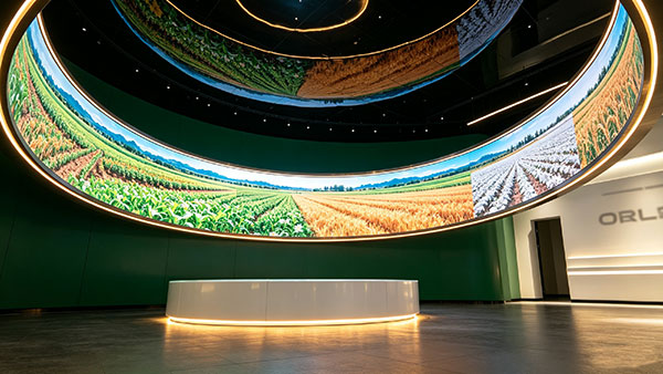 详解搭配展厅异形屏与多媒体展陈效果
