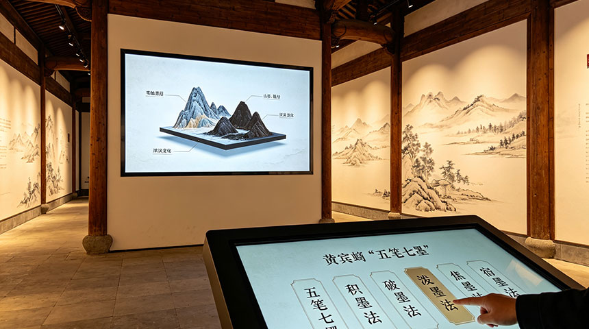 主题展厅双屏联动系统