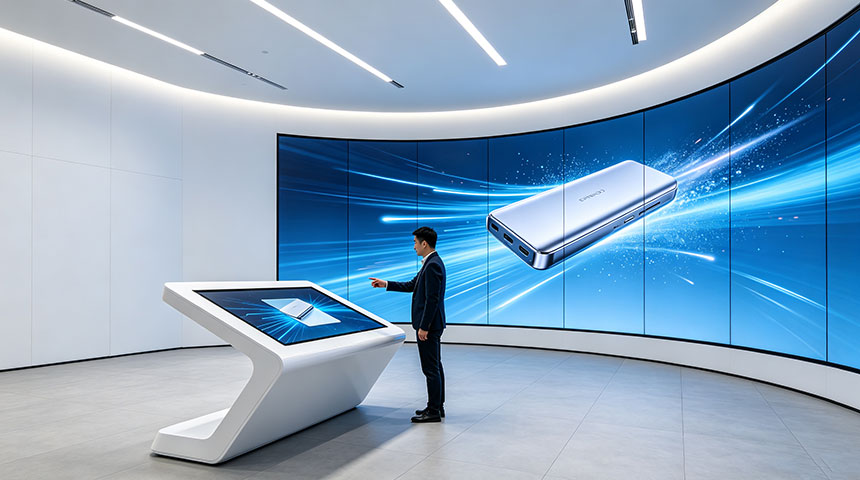 展厅双屏联动系统