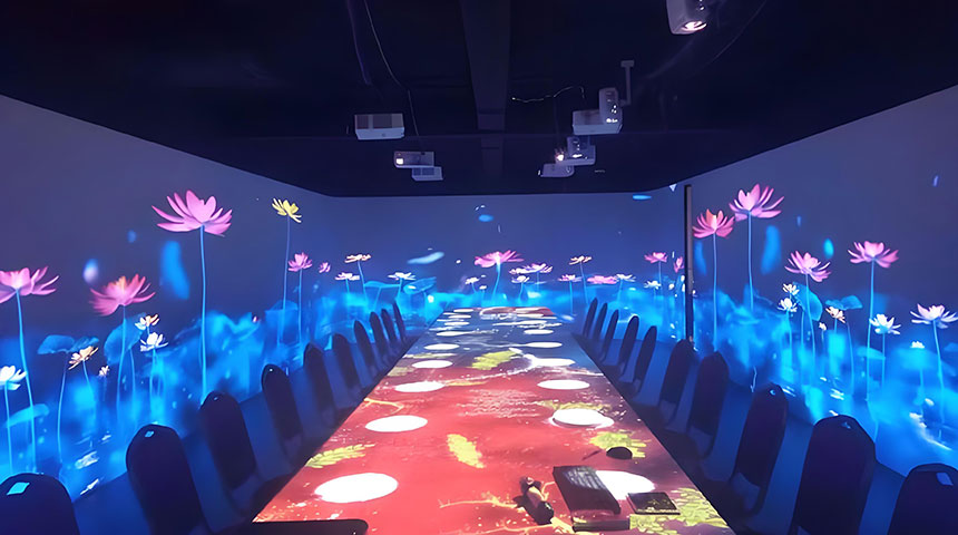 沉浸式餐桌制作