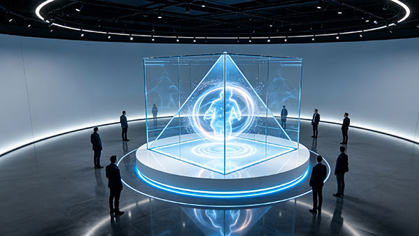 展厅全息展台互动打造新颖趣味观展体验