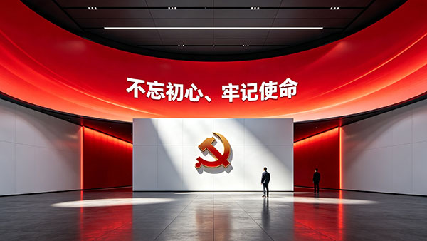 企业党建展厅深耕党建文化筑牢思想根基