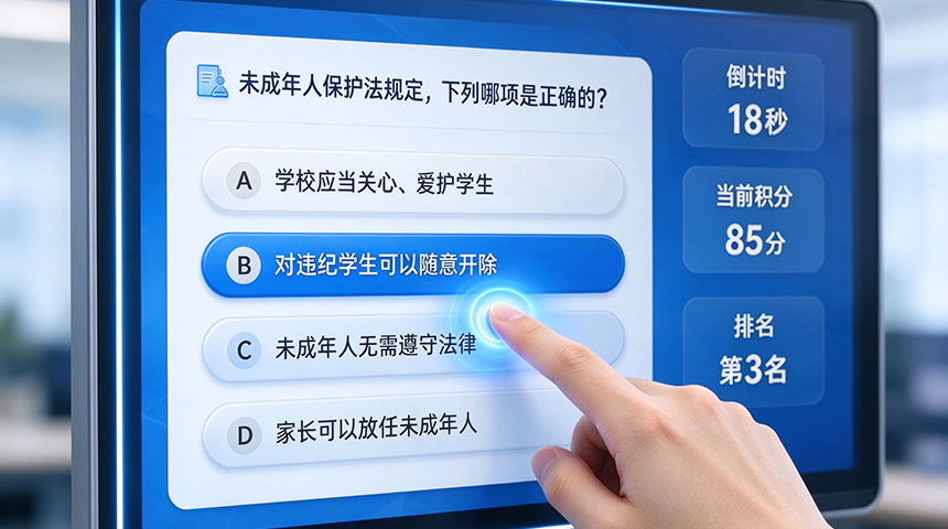 触摸互动答题系统