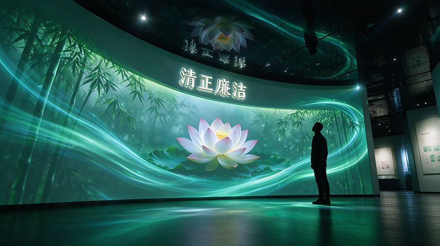 廉政展厅大屏