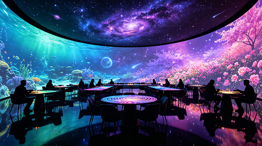 沉浸式餐桌设计