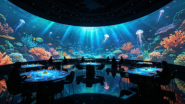 沉浸式餐厅，未来主题宴会的首选场景