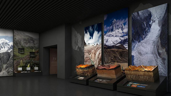 八公山地质博物馆展厅