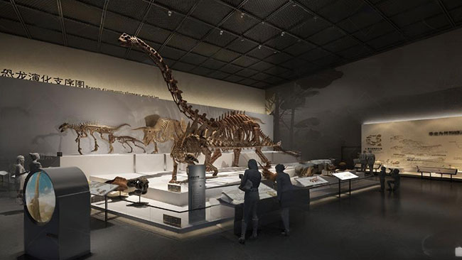 延吉恐龙博物馆展厅