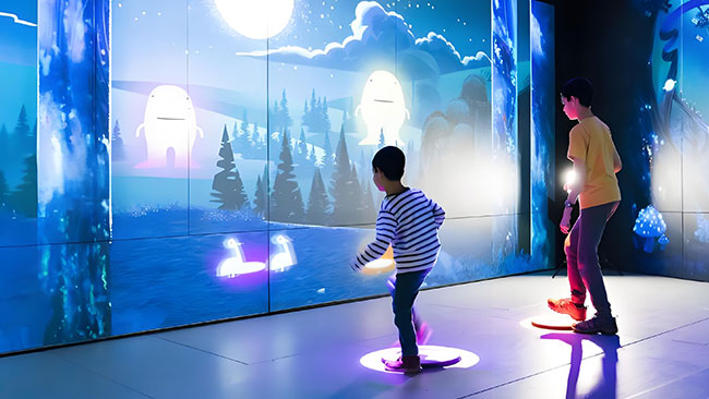 幻彩绘壁·儿童互动投影空间