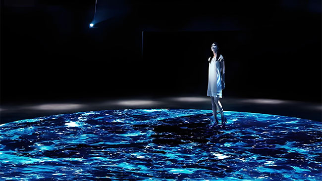 星空漫步地面投影系统